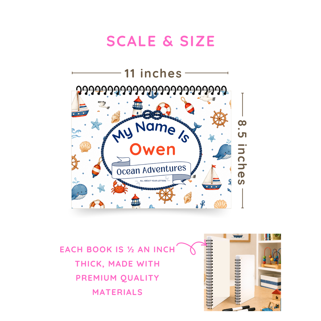 Ocean | Reusable Activity Book Set