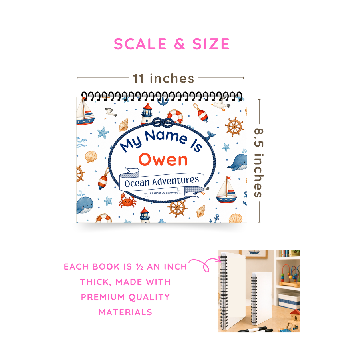 Ocean | Reusable Activity Book Set