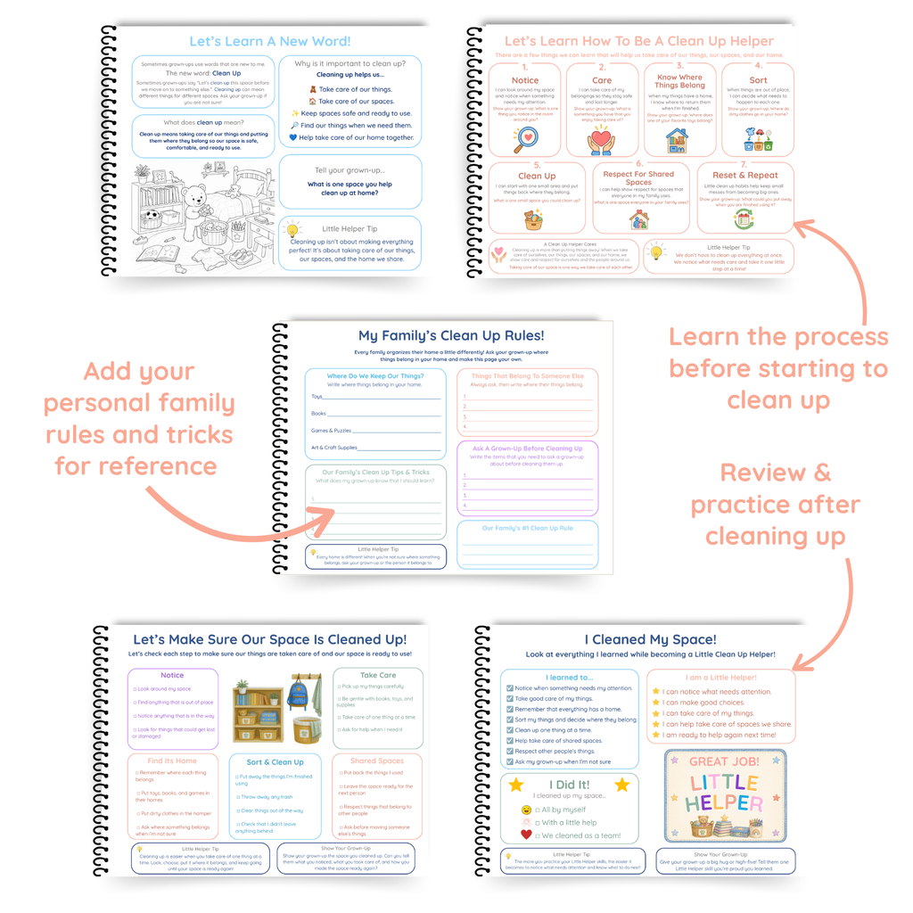 Clean Up Life Skills Book