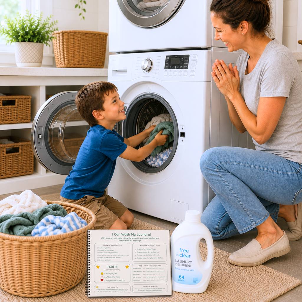 Laundry Life Skills Book