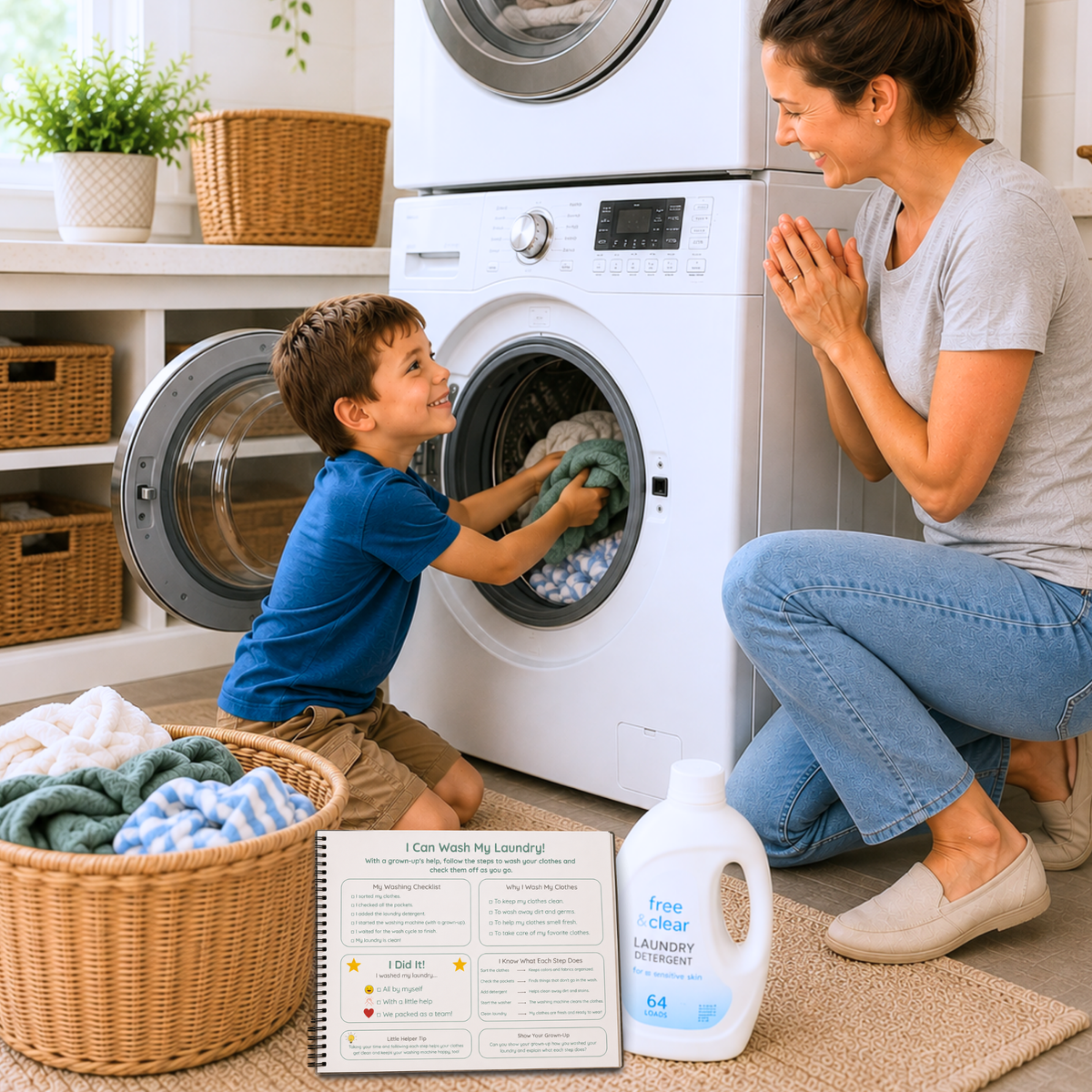 Laundry Life Skills Book
