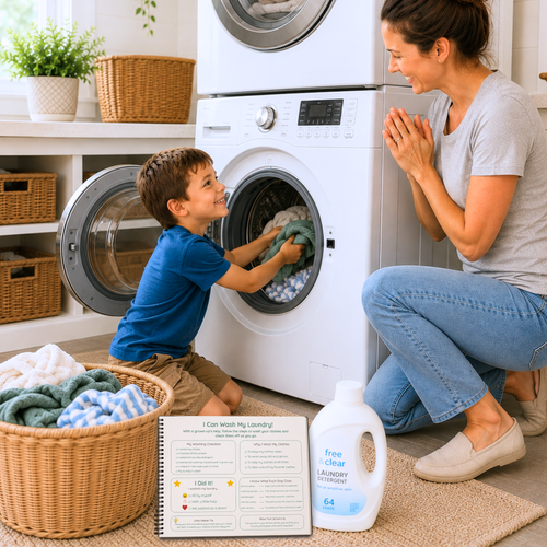 Laundry Life Skills Book
