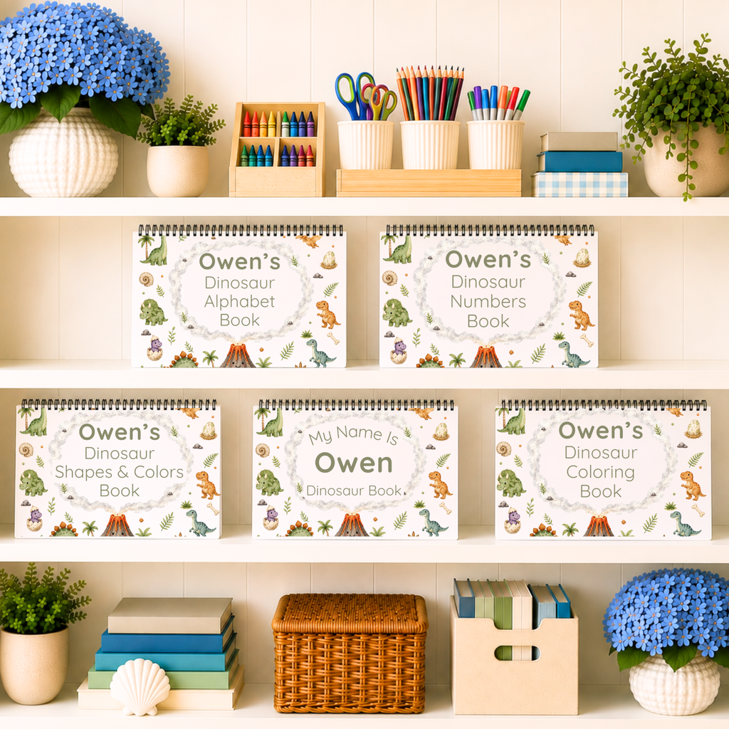 Dino | Reusable Activity Book Set