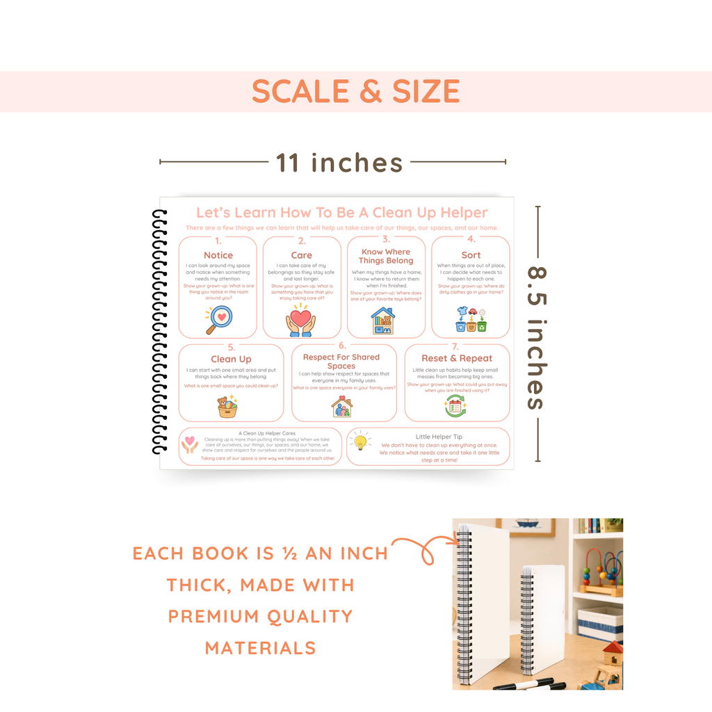Clean Up Life Skills Book