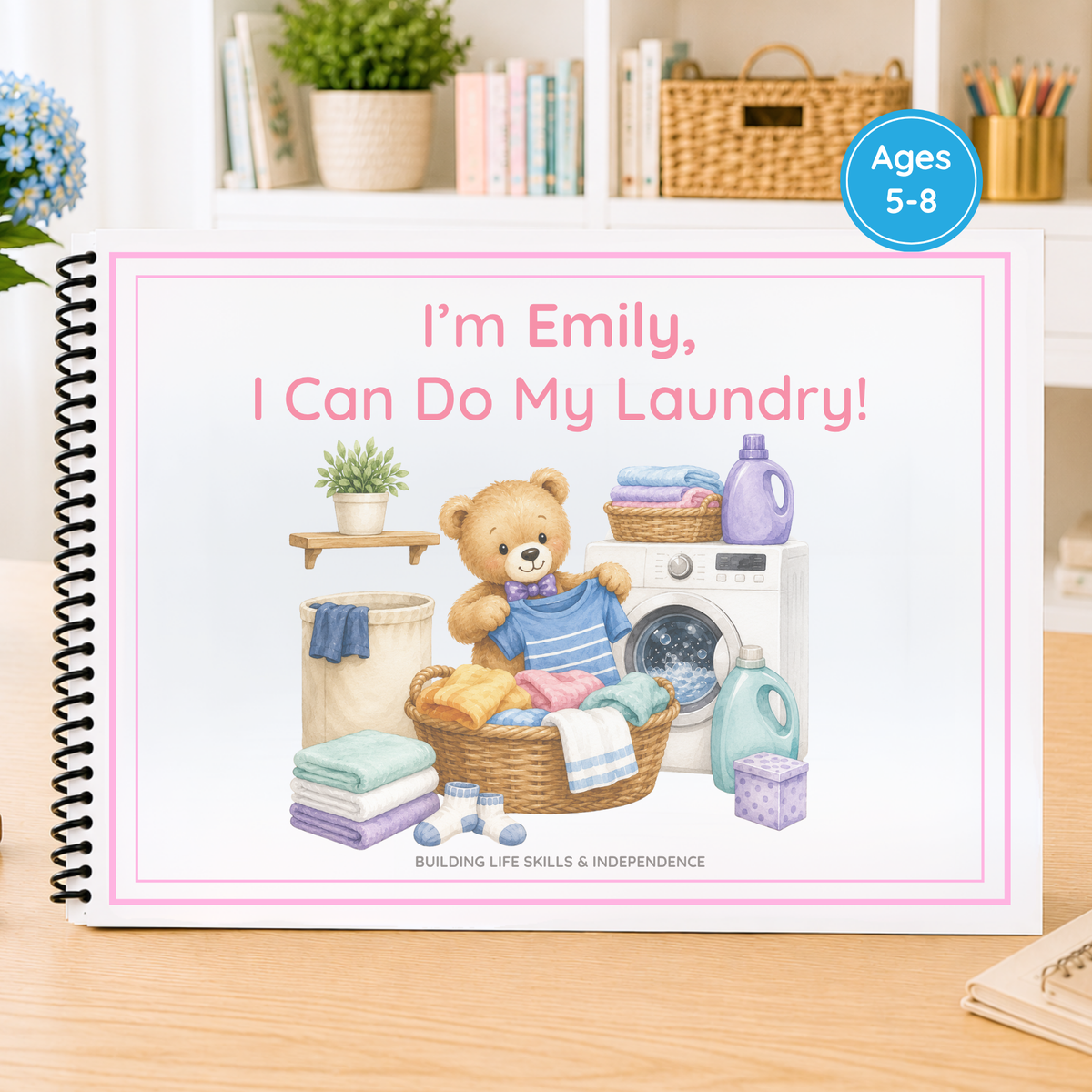 Laundry Life Skills Book