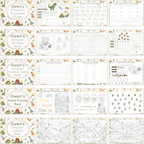 Dino | Reusable Activity Book Set