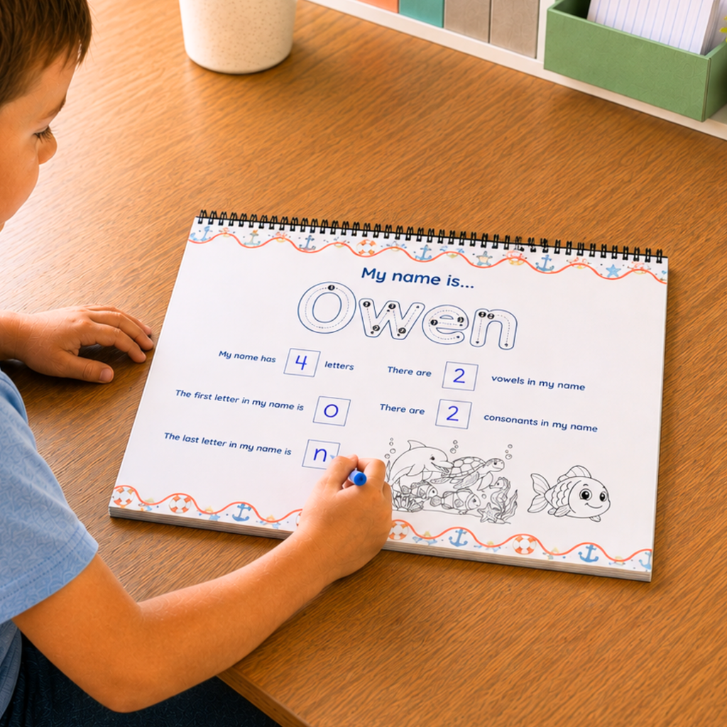 Ocean | Reusable Activity Book Set