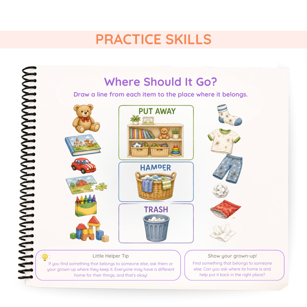 Clean Up Life Skills Book
